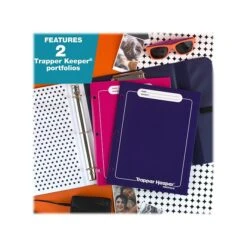Mead Trapper Keeper 1" 3-Ring Pocket Binder, Animal (260038CP1-ECM) -Scott Stationery Shop sp169869807 s7