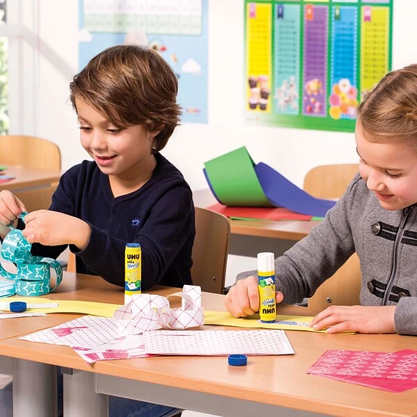 UHU® UHU Washable Glue Sticks, 1.41 Oz., Blue (99653) 4 UHU® UHU Washable Glue Sticks, 1.41 Oz., Blue (99653) - Image 2