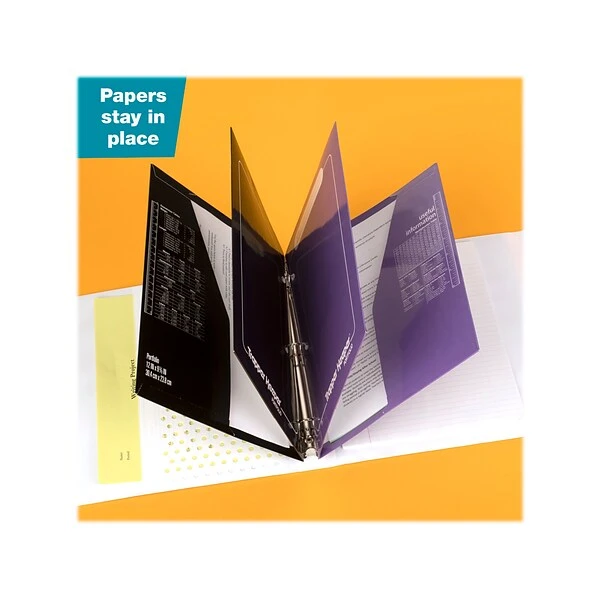 Mead Trapper Keeper 1" 3-Ring Pocket Binder, Neon Heart (260038G-ECM) 3 Mead Trapper Keeper 1" 3-Ring Pocket Binder, Neon Heart (260038G-ECM)