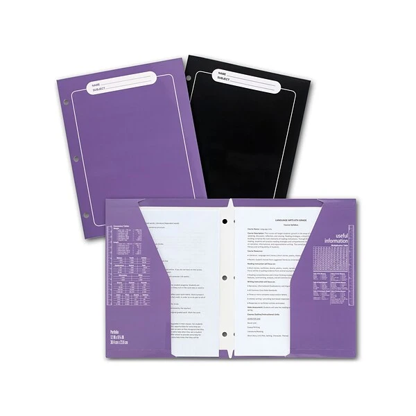 Mead Trapper Keeper 1" 3-Ring Pocket Binder, Neon Heart (260038G-ECM) 8 Mead Trapper Keeper 1" 3-Ring Pocket Binder, Neon Heart (260038G-ECM) - Image 6