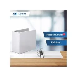 Davis Group Easyview Premium 5" 3-Ring View Binder, White, 4/Pack (8407-00-04) -Scott Stationery Shop sp179266529 s7