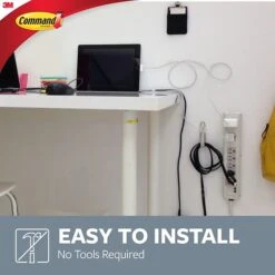 Command™ Cord Bundlers, White, 2 Bundlers (17304-ES) -Scott Stationery Shop sp22896699 s7