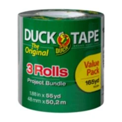 Duck Tape® Brand Original Strength Duct Tape, Silver, 1.88" X 55 Yards, 3 Pack (241640)