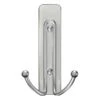 Command™ Large Double Bath Hook, Satin Nickel, 1 Hook, 1 Large Water-Resistant Strip/Pack (BATH36-SN-ES) -Scott Stationery Shop sp27754638 s7