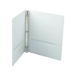 Wilson Jones 362 Basic 1/2" 3 Ring View Binder, White (WLJ36213W) -Scott Stationery Shop sp36283803 s7