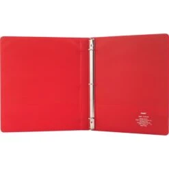 Economy 1/2" 3 Ring Non View Binder, Red (26852) -Scott Stationery Shop sp36284518 s7
