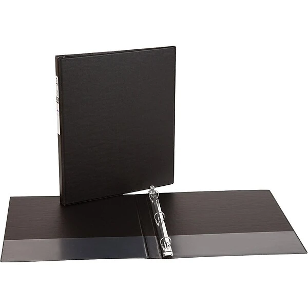 Avery Economy 1/2" 3-Ring Non-View Binder, Black (03201) 3 Avery Economy 1/2" 3-Ring Non-View Binder, Black (03201)