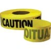 Empire Level Standard Barricade Tape, 3" X 1000', Yellow (71-1001)