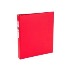Avery Economy 1" 3-Ring Non-View Binder, Red (03310)
