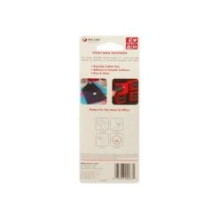 Velcro® Brand 7/8" Sticky Back Hook & Loop Fastener Mounting Squares, White, 12/Pack (90073)