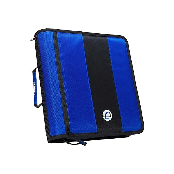 Case It Classic 2" 3-Ring Zipper Binder, Blue (D251BLU) 3 Case It Classic 2" 3-Ring Zipper Binder, Blue (D251BLU)