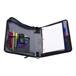 Case It Classic 2" 3-Ring Zipper Binder, Black (D251BLK) -Scott Stationery Shop sp42716632 s7