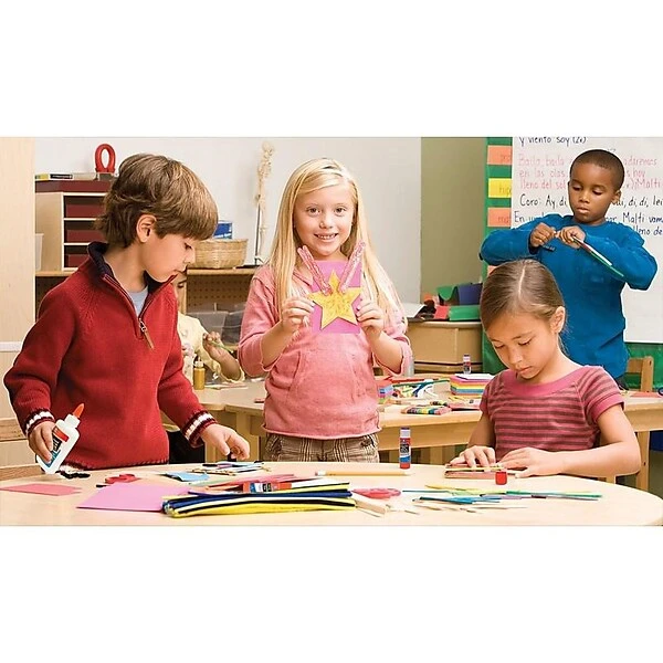 Elmer's School Glue Sticks, 0.24 Oz., Purple, 30/Pack (2159542) 4 Elmer's School Glue Sticks, 0.24 Oz., Purple, 30/Pack (2159542) - Image 2