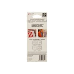 Velcro® Brand Industrial Strength Extreme 1" X 4" Hook & Loop Fastener Strips, Titanium, 10/Pack (90812)