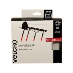 Velcro® Brand Industrial Strength 2" X 15' Hook & Loop Fastener Roll, White (90198)