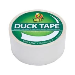 Duck Heavy Duty Duct Tape, 1.88" X 20 Yds., White (1265015) -Scott Stationery Shop sp46039528 s7