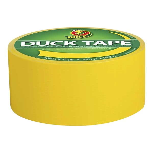 Duck Heavy Duty Duct Tape, 1.88" X 20 Yds., Yellow (1304966) 7 Duck Heavy Duty Duct Tape, 1.88" X 20 Yds., Yellow (1304966) - Image 5
