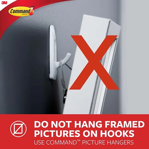Command™ Medium Utility Hooks, White, 37 Hooks (17001-S37NA) 7 Command™ Medium Utility Hooks, White, 37 Hooks (17001-S37NA) - Image 5