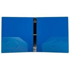 JAM Paper Designders 1 1/2" 3-Ring Flexible Poly Binder, Blue Glass Twill (762T15BU) 8 JAM Paper Designders 1 1/2" 3-Ring Flexible Poly Binder, Blue Glass Twill (762T15BU) -Scott Stationery Shop sp58557776 s7