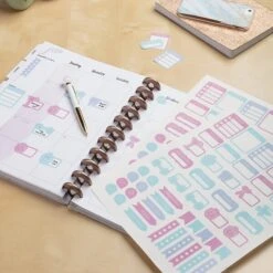 Avery Sticker Project Paper Inkjet Multipurpose Labels, 8 1/2" X 11", Matte White, 1 Label/Sheet, 15 Sheets/Pack (03383) -Scott Stationery Shop sp60874757 s7