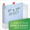 Cardinal® Speedy XtraLife® 11x17" Non-Stick Locking Slant-D® Ring Binder, 1" -Scott Stationery Shop sp64627289 s7
