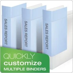 Cardinal® Speedy XtraLife® 11x17" Non-Stick Locking Slant-D® Ring Binder, 1" -Scott Stationery Shop sp64627291 s7