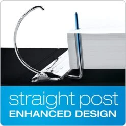 Cardinal ExpressLoad ClearVue 1.5" 3-Ring View Binder, Black (CRD 49111)