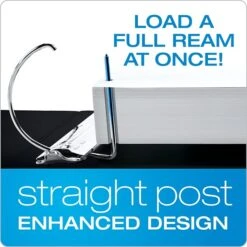 Cardinal® ExpressLoad™ ClearVue™ 3" 3-Ring View Binder, Black (49131)