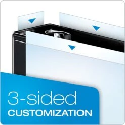 Cardinal® ExpressLoad™ ClearVue™ 3" 3-Ring View Binder, Black (49131) -Scott Stationery Shop sp64628158 s7