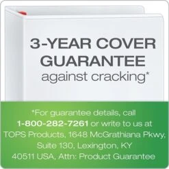 Cardinal XtraLife Speedy 5" 3-Ring View Binder, White (CRD59150) -Scott Stationery Shop sp64628181 s7