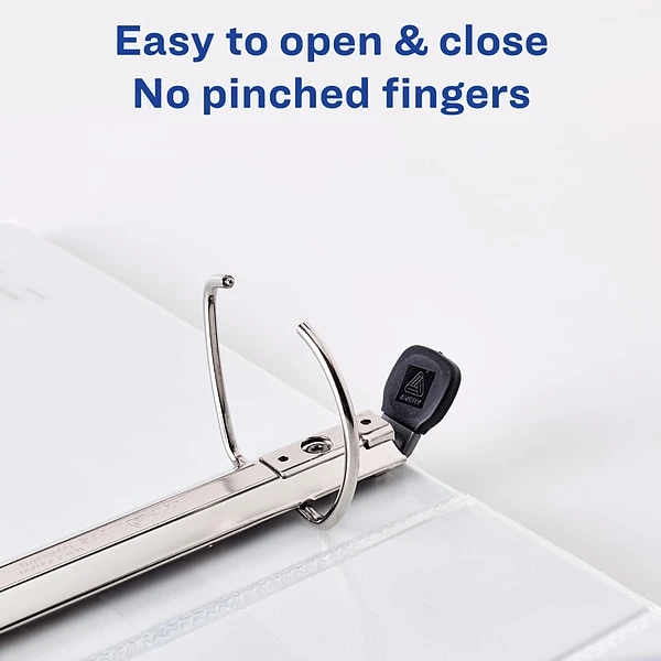 Avery Heavy Duty 2" 3-Ring View Binder, White, 6/Pack (79192CT) 7 Avery Heavy Duty 2" 3-Ring View Binder, White, 6/Pack (79192CT) - Image 5