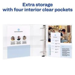 Avery DuraHinge Heavy Duty 2" 3-Ring View Binder, White (79792) -Scott Stationery Shop sp75153553 s7