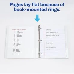 Avery Heavy Duty 1/2" 3-Ring Framed View Binder, White (68052) 11 Avery Heavy Duty 1/2" 3-Ring Framed View Binder, White (68052) -Scott Stationery Shop sp75153638 s7