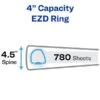 Avery Heavy-Duty 4" 3-Ring View Binder, White (79104) 2 Avery Heavy-Duty 4" 3-Ring View Binder, White (79104) -Scott Stationery Shop sp75153678 s7