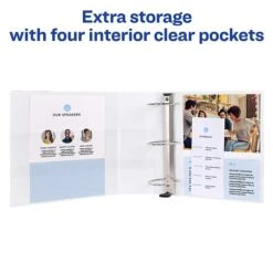 Avery Heavy-Duty 5" 3-Ring View Binder, White (79106) -Scott Stationery Shop sp75153690 s7