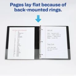 Avery Heavy Duty 1/2" 3-Ring Framed View Binder, Navy Blue (68051) -Scott Stationery Shop sp75153775 s7