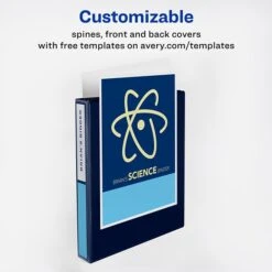 Avery Heavy Duty 1" 3-Ring View Binder, Navy Blue (79809) -Scott Stationery Shop sp75154197 s7