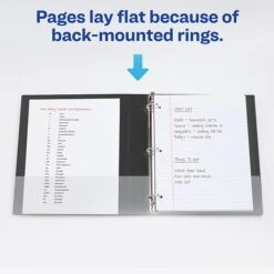 Avery Heavy Duty 1" 3-Ring Non-View Binder, Blue (79889) 13 Avery Heavy Duty 1" 3-Ring Non-View Binder, Blue (79889) -Scott Stationery Shop sp75154293 s7