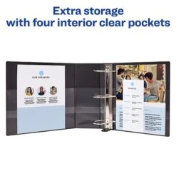 Avery Heavy-Duty 5" 3-Ring View Binder, Navy Blue (79806) -Scott Stationery Shop sp75154731 s7