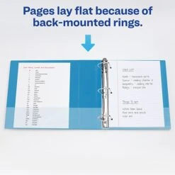 Avery Heavy Duty 1" 3-Ring View Binder, Light Blue (05301) -Scott Stationery Shop sp75154760 s7