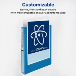 Avery Heavy Duty 1" 3-Ring View Binder, Light Blue (05301) -Scott Stationery Shop sp75154789 s7