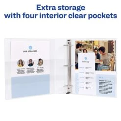 Avery Heavy Duty 1 1/2" 3-Ring View Binder, White (05404) 13 Avery Heavy Duty 1 1/2" 3-Ring View Binder, White (05404) -Scott Stationery Shop sp75154866 s7