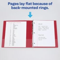 Avery Heavy-Duty 1.5" 3-Ring View Binder, Red (79171) 15 Avery Heavy-Duty 1.5" 3-Ring View Binder, Red (79171) -Scott Stationery Shop sp75155012 s7