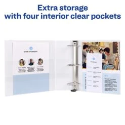 Avery Extra-Wide Heavy Duty 3" 3-Ring View Binder, White (01321) -Scott Stationery Shop sp75155100 s7