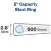 Avery Heavy Duty 2" 3-Ring 11" X 17" View Binder, White (72126) 2 Avery Heavy Duty 2" 3-Ring 11" X 17" View Binder, White (72126) -Scott Stationery Shop sp75155316 s7