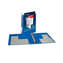 Avery Heavy-Duty View Binder, 1" One Touch Slant Rings, 275 Sheet Capacity, DuraHinge, Pacific Blue (79772) 8 Avery Heavy-Duty View Binder, 1" One Touch Slant Rings, 275 Sheet Capacity, DuraHinge, Pacific Blue (79772) -Scott Stationery Shop sp75155353 s7