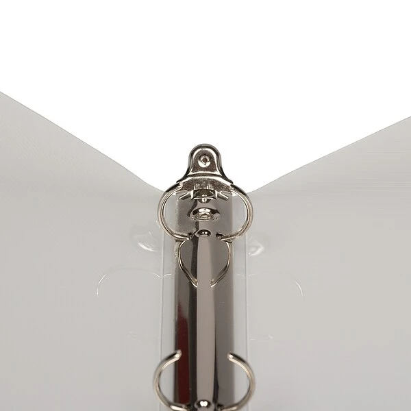 JAM Paper Designders 3/4" 3-Ring Flexible Poly Binder, Clear Glass Twill (750T1CL) 4 JAM Paper Designders 3/4" 3-Ring Flexible Poly Binder, Clear Glass Twill (750T1CL) - Image 2