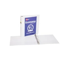 Avery Economy 1 1/2" 3-Ring View Binder, White (5726) 13 Avery Economy 1 1/2" 3-Ring View Binder, White (5726) -Scott Stationery Shop sp90637990 s7