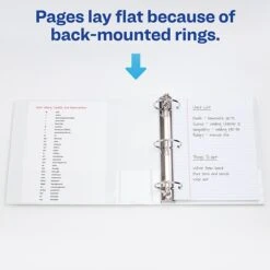 Avery Economy 3" 3-Ring View Binder, White (5741) -Scott Stationery Shop sp90638021 s7