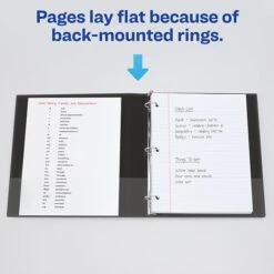 Avery Showcase Economy 1" 3-Ring View Binder, Black (19600) 11 Avery Showcase Economy 1" 3-Ring View Binder, Black (19600) -Scott Stationery Shop sp90638056 s7